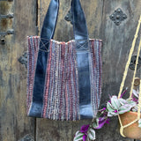 Wanderer Tote - Woven and Navy