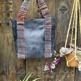 The Wanderer Tote - Navy Leather