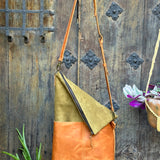 Tik Bag - Tan and Green