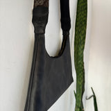 Rango Purse - Black and Black Hair on Hide