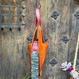 Woven and Leather Strap - Earth