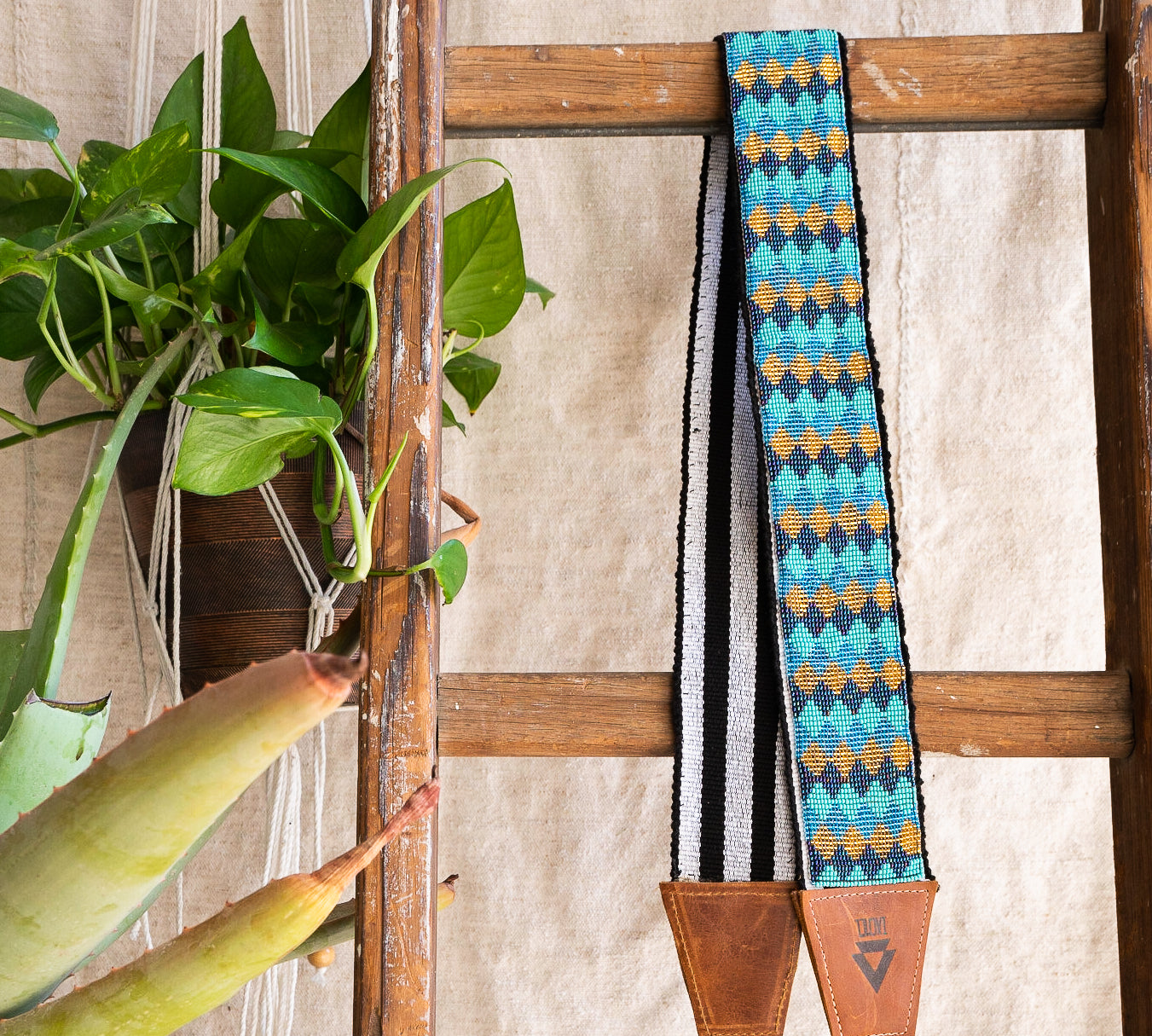 beaded camera strap 44 - IXCHELTRIANGLE
