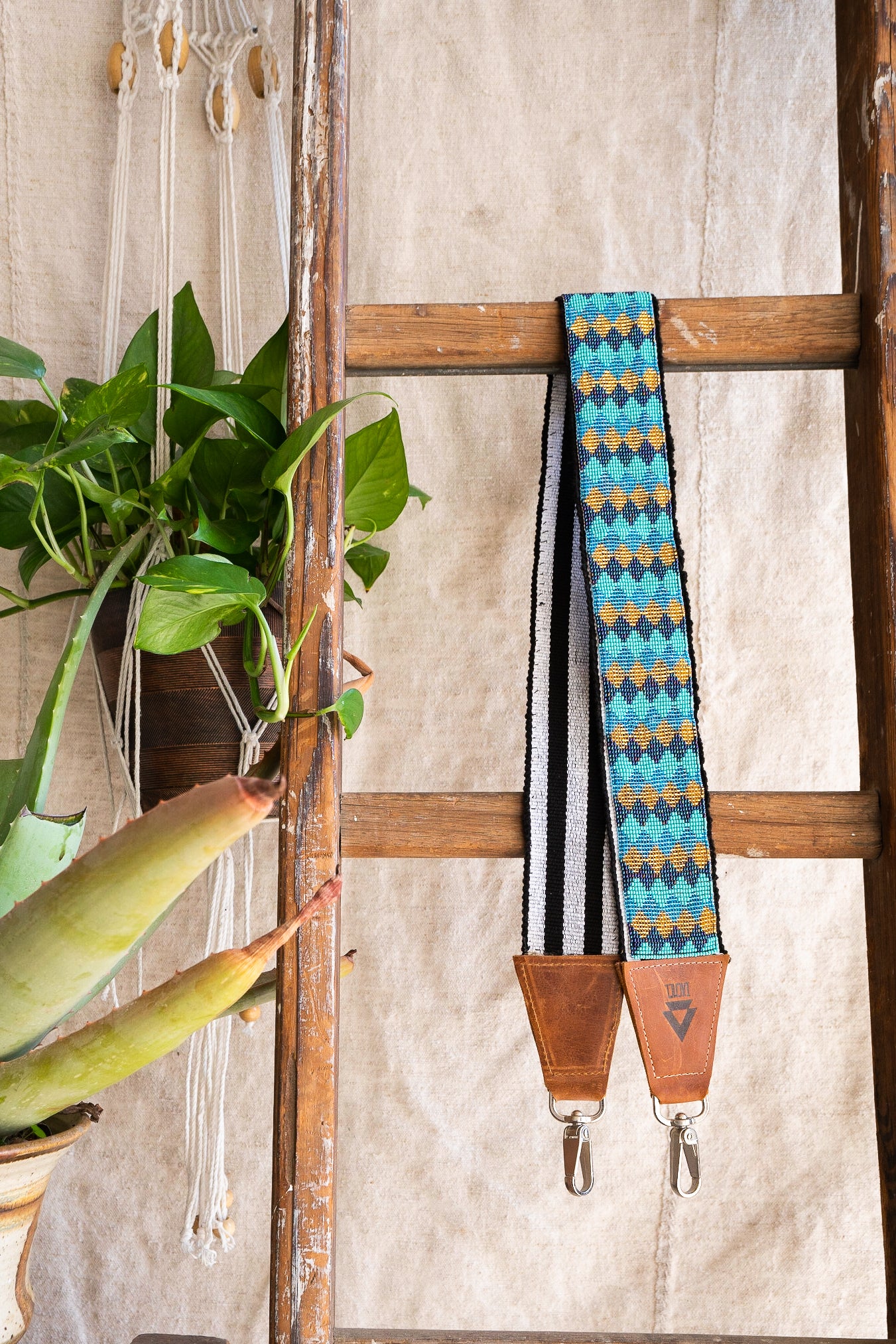 beaded camera strap 44 - IXCHELTRIANGLE