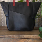 Winged - Black with Red Straps