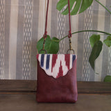 Scallop Bag - Pomegranate and Flag Weaving