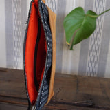 Small Clutch - Tan and Beetlejuice