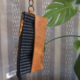 Small Clutch - Tan and Beetlejuice