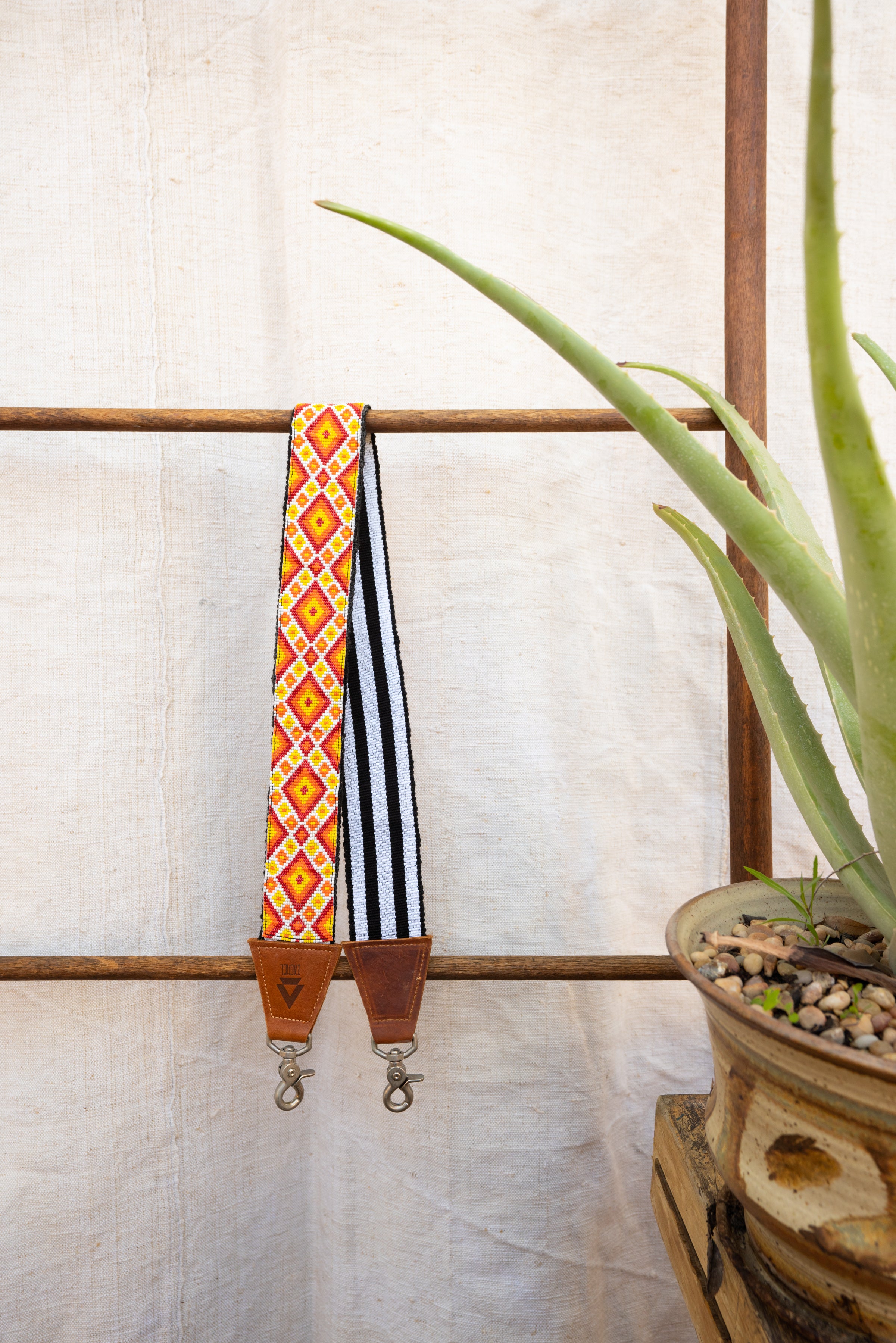 beaded camera strap 34 - IXCHELTRIANGLE