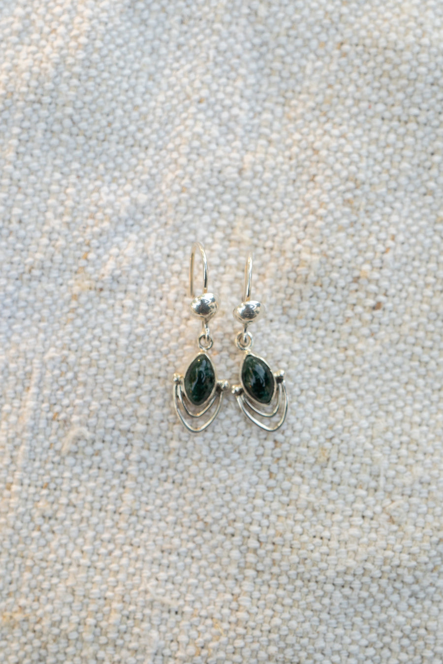 Simple Jade Earrings 2 - IXCHELTRIANGLE