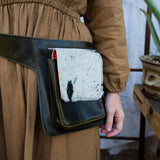 Hair on Hide Awabal Satchel - IXCHELTRIANGLE