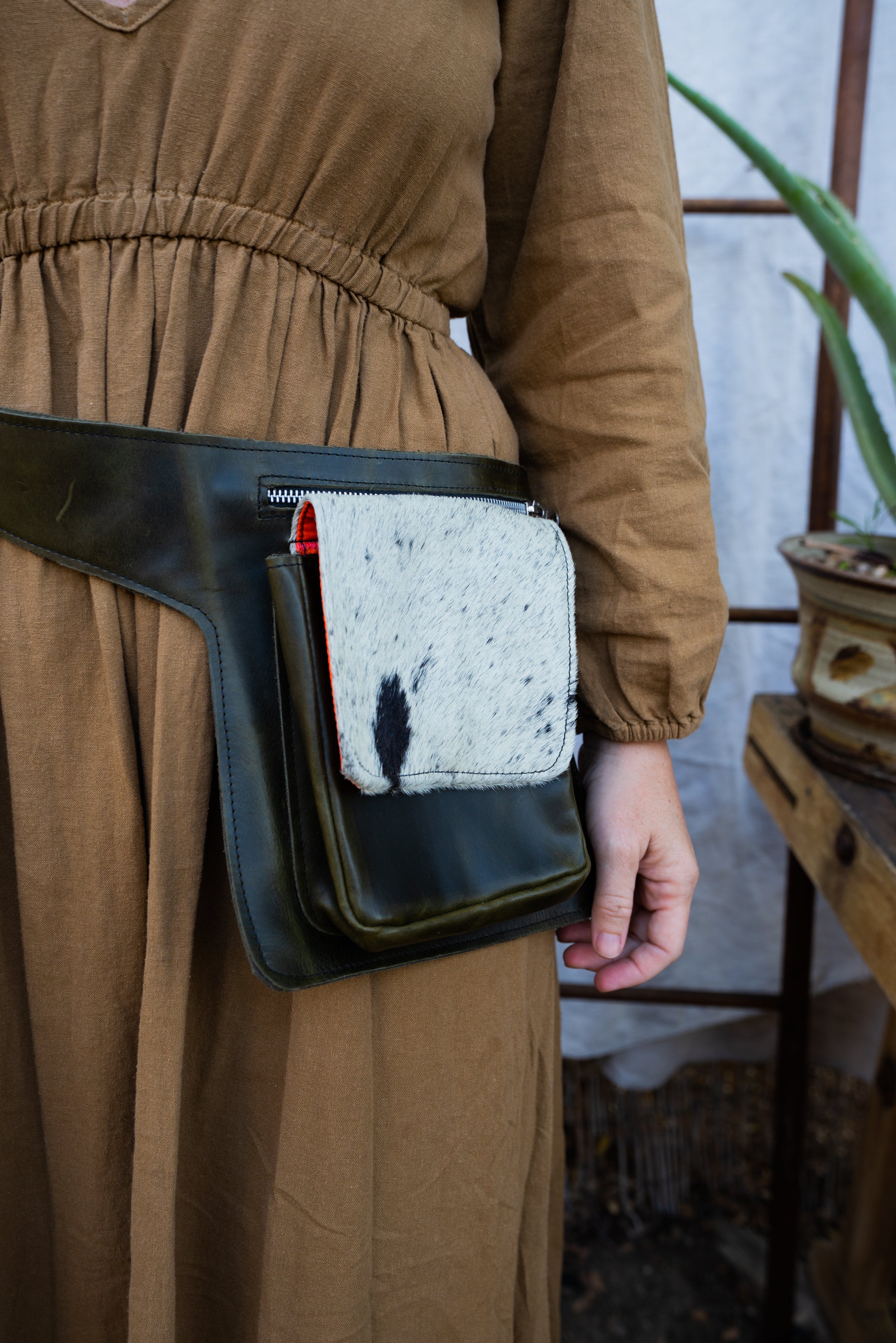 Hair on Hide Awabal Satchel - IXCHELTRIANGLE